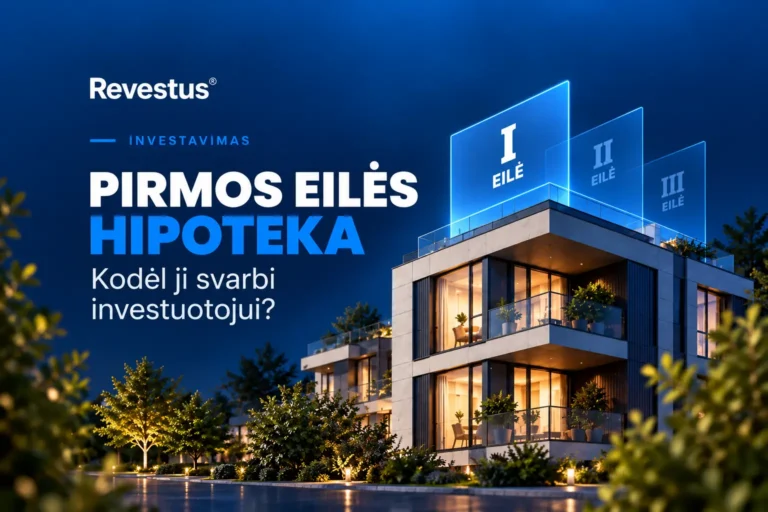 Pirmos eilės hipoteka – kodėl ji svarbi investuotojui